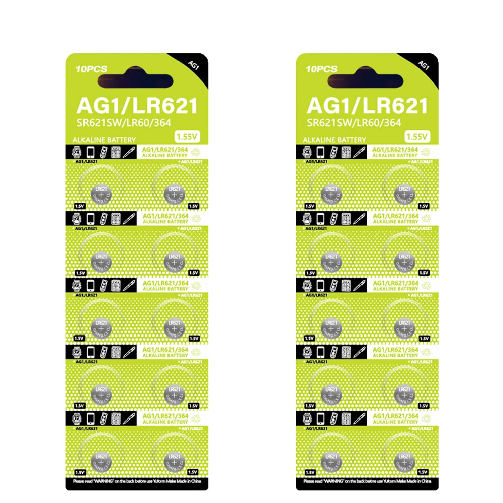 Knopfbatterie - AG1-LR621 -  Mostarle