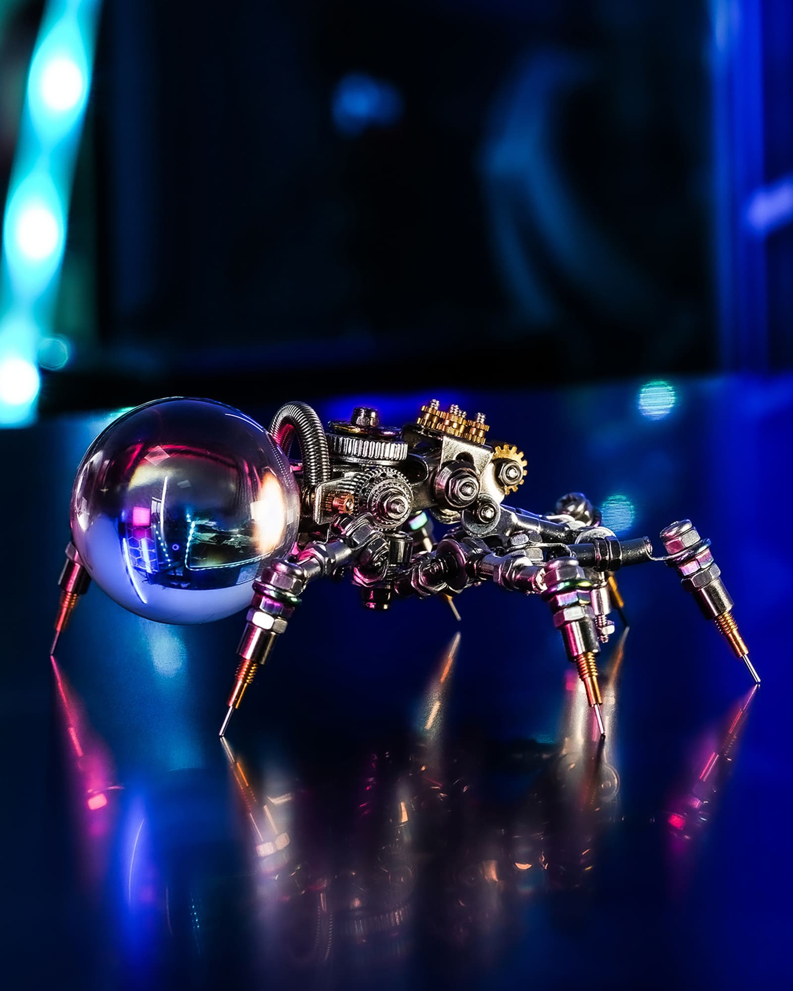 Kristall-Lampe Springende Spinne -  Mostarle