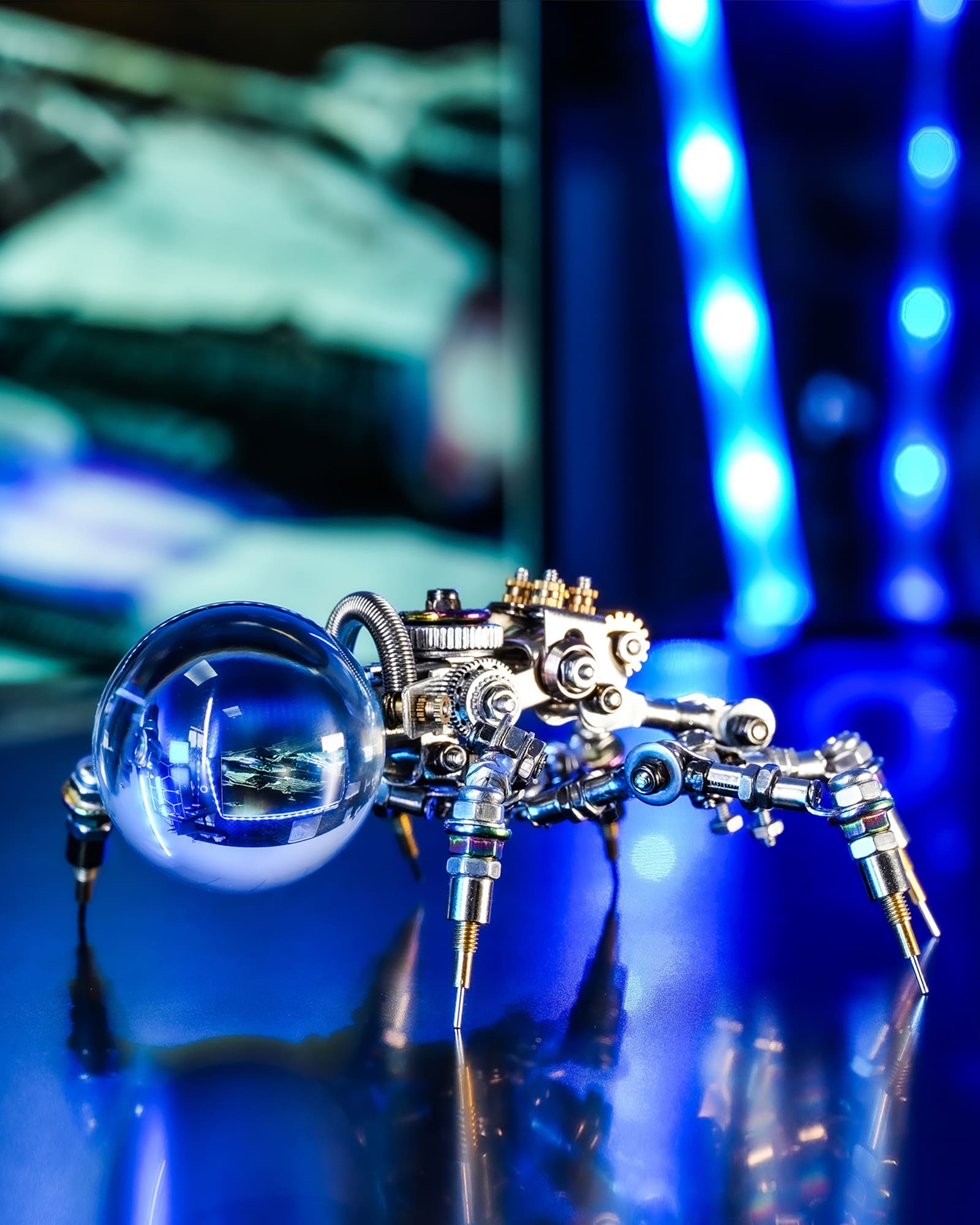 Kristall-Lampe Springende Spinne -  Mostarle