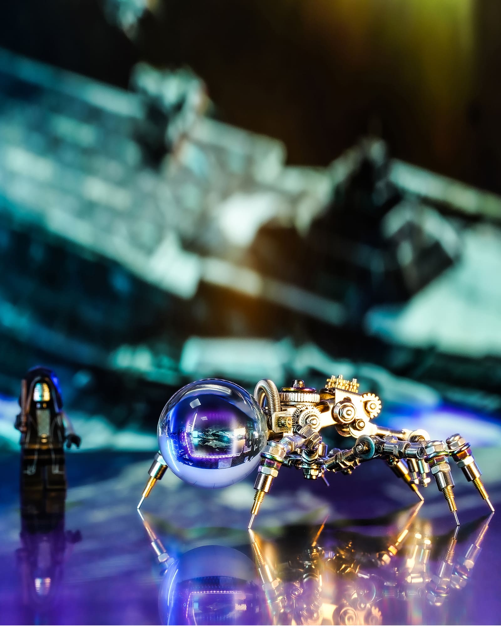 Kristall-Lampe Springende Spinne -  Mostarle