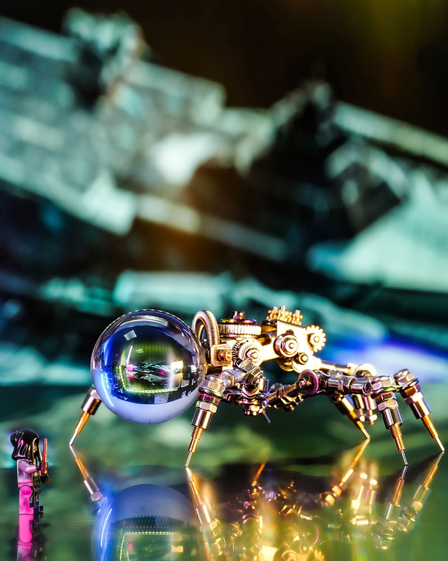 Kristall-Lampe Springende Spinne -  Mostarle