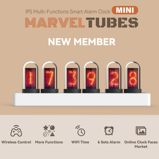 IPS Nixie Tube Clock -  Mostarle